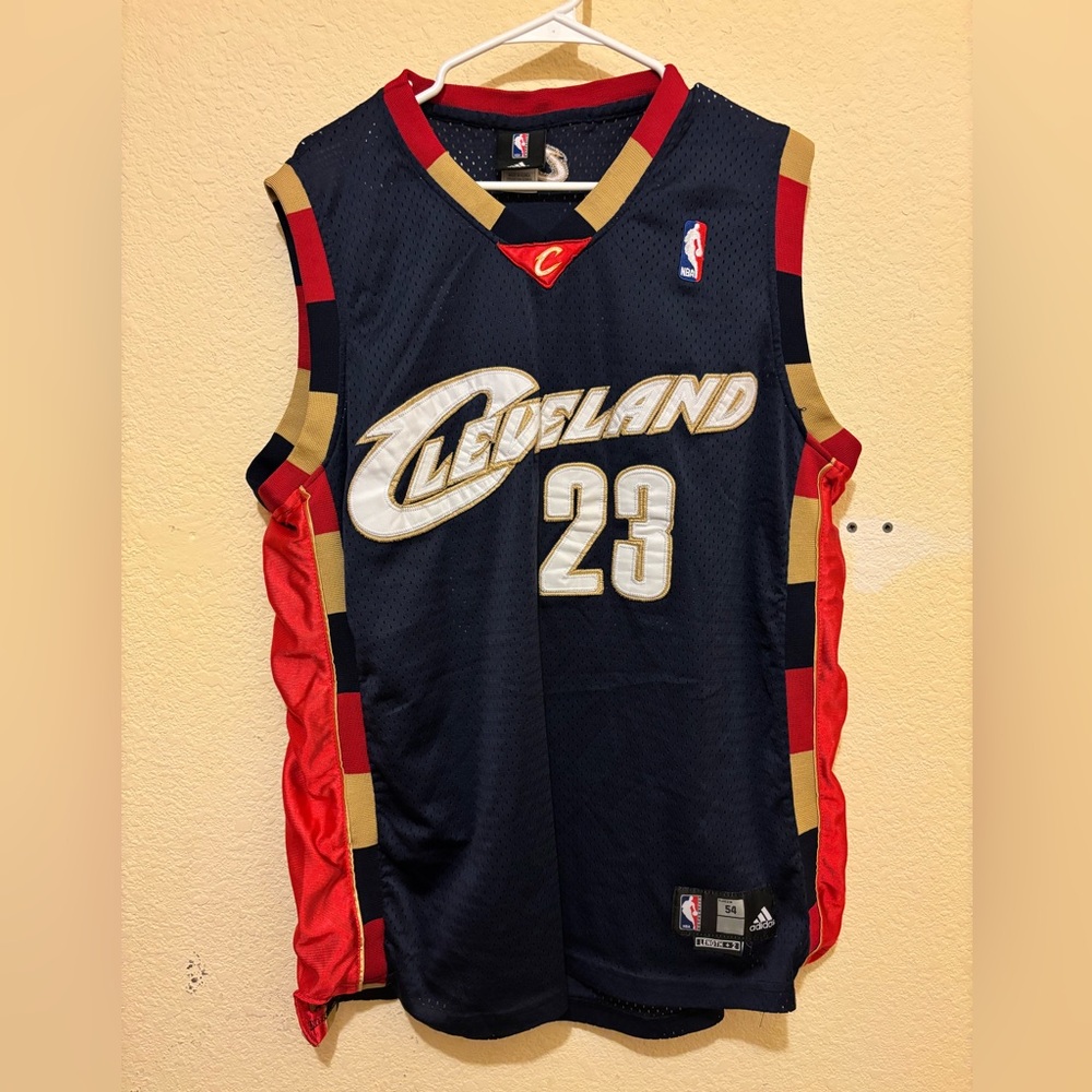 Adidas Cleveland Cavaliers #23 Lebron James Basketball Jersey Size 54